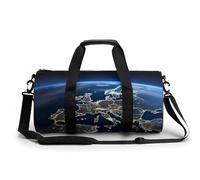 Borsone da viaggio Borse da fine settimana per uomini donne Borse da notte di grande capacità Terra dallo spazio Europa Borsa da viaggio Sport Palestra Borsa in tela Borse da viaggio per yoga da
