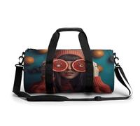 Borsone da viaggio Borse da fine settimana per uomini e donne Borse da notte di grande capacità Pompelmo che copre gli occhi Borsa da viaggio Sport Borsa da palestra in tela Borse da viaggio per yoga