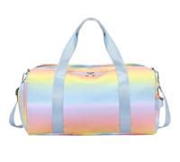 Borsone da Viaggio Borsone Sportivo Da 17 Pollici Con Scomparto Per Scarpe Borsa A Tracolla Fitness Con Tasca Bagnata Weekender Borsa da Palestra(Color:A)