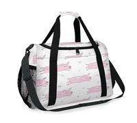 Borsone da viaggio carino con unicorno, per ragazze, ragazzi, donne, uomini, maiali, Pegasus, weekend, pernottamento, borsa a tracolla per viaggi, sport, palestra