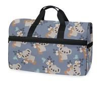 Borsone da viaggio carino Koala per uomini, donne, ragazzi, ragazze, adolescenti, borsa sportiva oversize con scomparto per scarpe durante la notte, fine settimana, yoga, allenamento, borsa da