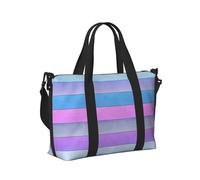 Borsone da viaggio colorato con venature del legno a stampa per donne, articolo personale durante la notte, weekender, sport, borsa da palestra per uomini e donne