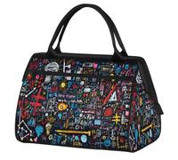 Borsone da viaggio colorato per fisica, per donne, uomini, bambini, ragazzi, ragazze, weekend, pernottamento, borsone da 24 l, borsa da cabina per sport, palestra, yoga, Colore, Grande, Organizer per