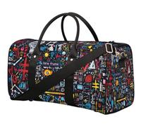 Borsone da viaggio colorato per fisica, per donne, uomini, ragazze, ragazzi, weekend, pernottamento, 22,7 l, borsa da cabina per sport, palestra, yoga, Colore, 22.7L, Organizer per borse