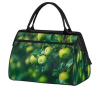 Borsone da viaggio con albero di mele, per donne, uomini, bambini, ragazzi, ragazze, weekend, pernottamento, borsone da 24 l, borsa da cabina per sport, palestra, yoga, Colore, Grande, Organizer per