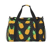 Borsone da viaggio con ananas, borsa per il fine settimana, borsa a mano, per allenamento, sport, ospedale