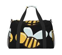 Borsone da viaggio con api dei cartoni animati, borsa da fine settimana, borsa da viaggio, borsa a mano per allenamento, sport, ospedale