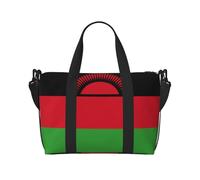 Borsone da viaggio con bandiera del Malawi, leggero, da portare con sé, per uomini e donne, impermeabile, per la palestra, i viaggi del fine settimana