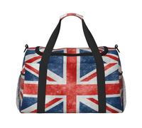 Borsone da viaggio con bandiera del Regno Unito, borsa da viaggio per il fine settimana, borsa a mano, per allenamento, sport, ospedale