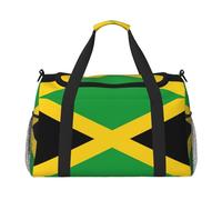 Borsone da viaggio con bandiera della Giamaica, borsa per il fine settimana, borsa a mano, per allenamento, sport, ospedale