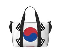 Borsone da viaggio con bandiera della Repubblica di Corea, leggero, da portare con sé, per uomo e donna, impermeabile, per la notte, per palestra, fine settimana