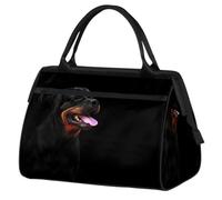 Borsone da viaggio con cane Rottweiler, per donne, uomini, bambini, ragazze, divertente, per fine settimana, fine settimana, 24 l, borsone da cabina per sport, palestra, yoga, Colore, (24L) UK,