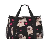 Borsone da viaggio con carlino, borsa da fine settimana, borsa da viaggio, borsa a mano per allenamento, sport, ospedale