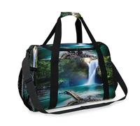 Borsone da viaggio con cascata nella giungla tropicale, per ragazze, ragazzi, donne, uomini, tropicali, weekend, borsa a tracolla, borsa a tracolla per viaggi, sport, palestra