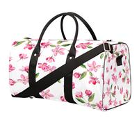 Borsone da viaggio con fiori di ciliegio rosa, borsa da palestra con pittura ad acquerello, borsa da palestra, borsa pieghevole per la notte, borsa da viaggio per donne e uomini, Fiori di ciliegio