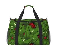 Borsone da viaggio con foglie e coccinelle, borsa da fine settimana, borsa da viaggio, borsa a mano per allenamento, sport, ospedale