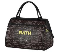 Borsone da viaggio con formula matematica per donne e uomini, 24 l, borsa per il fine settimana per matematica, sport, palestra, viaggi, pernottamento, weekender, borsa, Colore, (24L) UK, Organizer