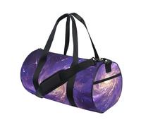 Borsone da viaggio con galassia misteriosa e dorata, borsa da palestra multifunzionale per allenamento