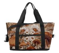 Borsone da viaggio con gatto che cavalca la galassia di dinosauro, borsa espandibile per il fine settimana, borsa impermeabile per sport, palestra, ospedale, Multicolore 14., taglia unica, Borsone da