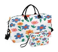 Borsone da viaggio con grazioso fiore carino borsa da palestra yoga borse da viaggio per uomo donna borsa da weekend, Bel fiore carino, Taglia unica, Borsone da viaggio