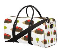 Borsone da viaggio con mele riccio per donne, uomini, bambini, ragazze, ragazzi, riccio, 22,7 l, borsa da viaggio per fine settimana, borsa a tracolla per sport, palestra, viaggi, Colore, 22.7 L,