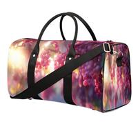 Borsone da viaggio con motivo a frutta e uva per donne, uomini, ragazze, ragazzi, weekend, pernottamento, 22,7 l, borsa da cabina per sport, palestra, yoga, Colore, 22.7L, Organizer per borse