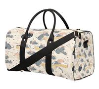 Borsone da viaggio con motivo a topolino carino per donne, uomini, ragazze, ragazzi, weekend, pernottamento, 22,7 l, borsa da cabina per sport, palestra, yoga, Colore, 22.7L, Organizer per borse