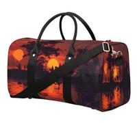 Borsone da viaggio con motivo cavalieri cinesi per donne, uomini, ragazze, ragazzi, weekend, pernottamento, 22,7 l, borsa da cabina per sport, palestra, yoga, Colore, 22.7L, Organizer per borse
