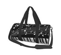 Borsone da viaggio con note musicali, borsa da palestra colorata per uomini e donne, borsone sportivo, bagaglio a mano per viaggi di fine settimana, lavoro, campeggio