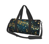 Borsone da viaggio con note musicali Galaxy, borsa da palestra colorata per uomini e donne, borsone sportivo, bagaglio a mano per viaggi di fine settimana, lavoro, campeggio