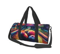 Borsone da viaggio con palline da bowling borse da fine settimana per le donne Borse da viaggio di grande capacità Borse da viaggio pieghevoli Borse da palestra leggera per viaggio/regalo, nero,
