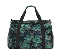 Borsone da viaggio con piante grasse, borsa per il fine settimana, borsa da viaggio, borsa a mano, per allenamento, sport, ospedale