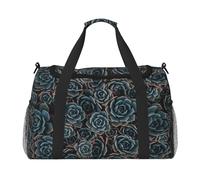 Borsone da viaggio con piante grasse fresche, borsa per il fine settimana, borsa da viaggio, borsa a mano per allenamento, sport, ospedale