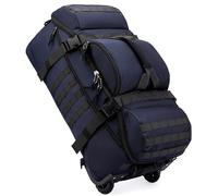 Borsone Da Viaggio Con Ruote 80L Borsone Resistente Di Grande Capacità Borsa Da Sportiva Impermeabile Pieghevole Borsone Trolley Unisex Per Campeggio, Traslochi, Bagaglio Da Viaggio, Viaggi B