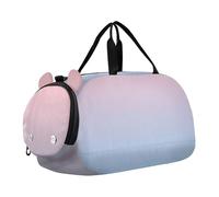 Borsone da viaggio con sfumatura rosa cipria per ragazzi durante la notte Weekender Duffel Borse da viaggio per ragazze Tote Kids Duffle Bag, Rosa Blush Azzurro Cielo Sfumato, classico
