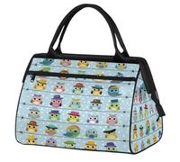 Borsone da viaggio con simpatici gufi, per donne, uomini, bambini, ragazzi, ragazze, week-end, 24 l, borsone da cabina per sport, palestra, yoga, Colore, Grande, Organizer per borse