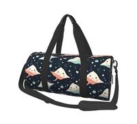 Borsone da viaggio con stampa a razza carina, borse sportive da palestra per donne e uomini, borse da viaggio per oggetti personali durante la notte