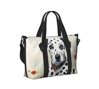 Borsone da viaggio con stampa dalmata, borsa a tracolla portatile, borsa da viaggio per viaggi, palestra, yoga