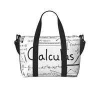 Borsone da viaggio con stampa di aeromobili, per uomo e donna, grande borsa da palestra resistente all'acqua, borsa da palestra con tracolla, Calcolo geometrico matematico, One Size, Borsone da
