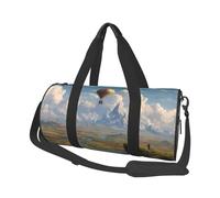 Borsone da viaggio con stampa di belle viste, borsa da palestra pieghevole per il fine settimana durante la notte, borsa da donna, grande borsa da cabina per sport e viaggi