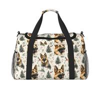 Borsone da viaggio con stampa di pastori tedeschi, borsone da viaggio, borsone da viaggio per weekender, borsone da palestra per donne e uomini, borsa da viaggio per oggetti personali