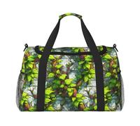 Borsone da viaggio con stampa di vite turchese, borsone da viaggio, borsone da viaggio per weekender, borsone da palestra per donne e uomini, borsa da viaggio per oggetti personali
