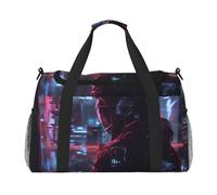 Borsone da viaggio con stampa Hacker Era ampio spazio 50 x 33 x 25,9 cm, elegante borsa per palestra