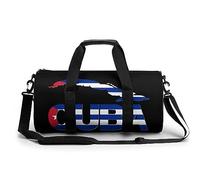 Borsone da viaggio con stampa mappa di Cuba, borsa sportiva da palestra, leggera, per uomo e donna, Stile:, 17.7in/9in/9in, MHXYZHW