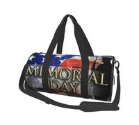 Borsone da viaggio, con stampa tricheco, pieghevole, per palestra, fine settimana, fine settimana, Noi soldati militari Patriottica Memorial Day, One Size, Borsone da viaggio