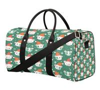 Borsone da viaggio con topi natalizi, per donne, uomini, ragazze, ragazzi, fine settimana, 22,7 l, borsa da cabina per sport, palestra, yoga, Colore, 22.7L, Organizer per borse