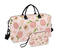 Borsone da viaggio con tracolla, borsa da viaggio per weekender, per la notte, palestra, borsone da portare con sé, borsa da toilette pieghevole per viaggi, Pesca pesca, 1 size