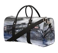 Borsone da viaggio con treni a vapore, per donne, uomini, bambini, ragazze, ragazzi, treni, 22,7 l, borsa a tracolla per sport, palestra, viaggi, Colore, 22.7 L, Organizer per borse