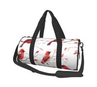 Borsone da viaggio con uccelli sui rami, borsa da palestra per uomini e donne, borsone sportivo, bagaglio a mano per viaggi di fine settimana, lavoro, campeggio