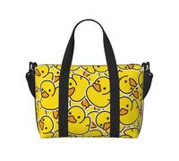 Borsone da viaggio da donna, borsa da viaggio con motivo animale, colore giallo, borsa da viaggio, borsa da viaggio, borsa da palestra per uomini e donne